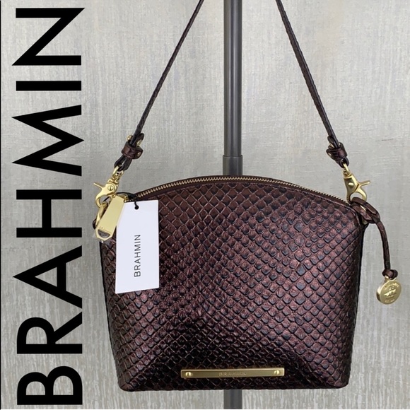 Brahmin Handbags - 🆕 BRAHMIN NEW BRONZE CROSSBODY BAG 💯AUTHENTIC